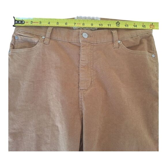 Corduroy Flare pants Camel Tan 11 Cotton Stretch Hi Rise 5 Pocket Altar'd State - Picture 11 of 16